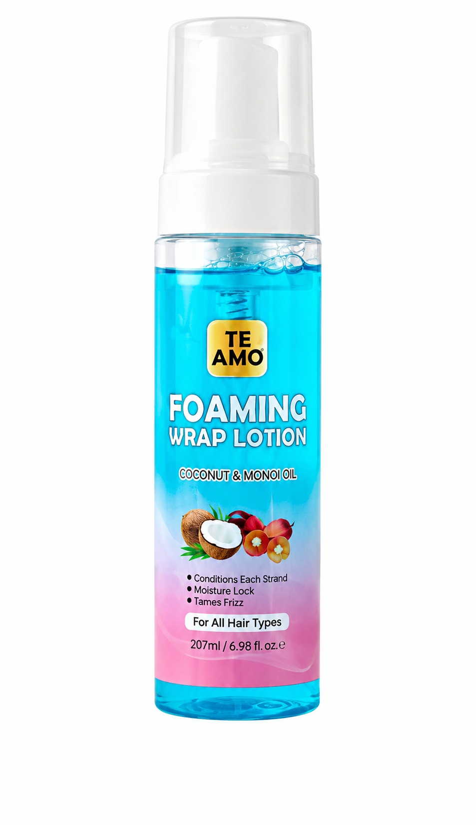 Te Amo batana/coconut wrap foam lotion 8oz