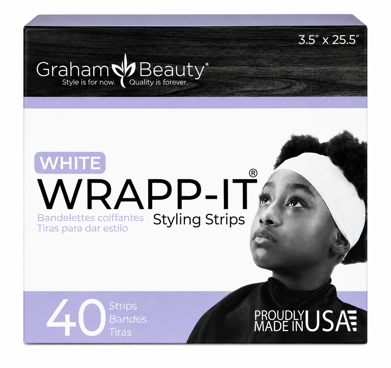 Graham beauty wrapp-it Styling straps (white) 40pcs trips #37100