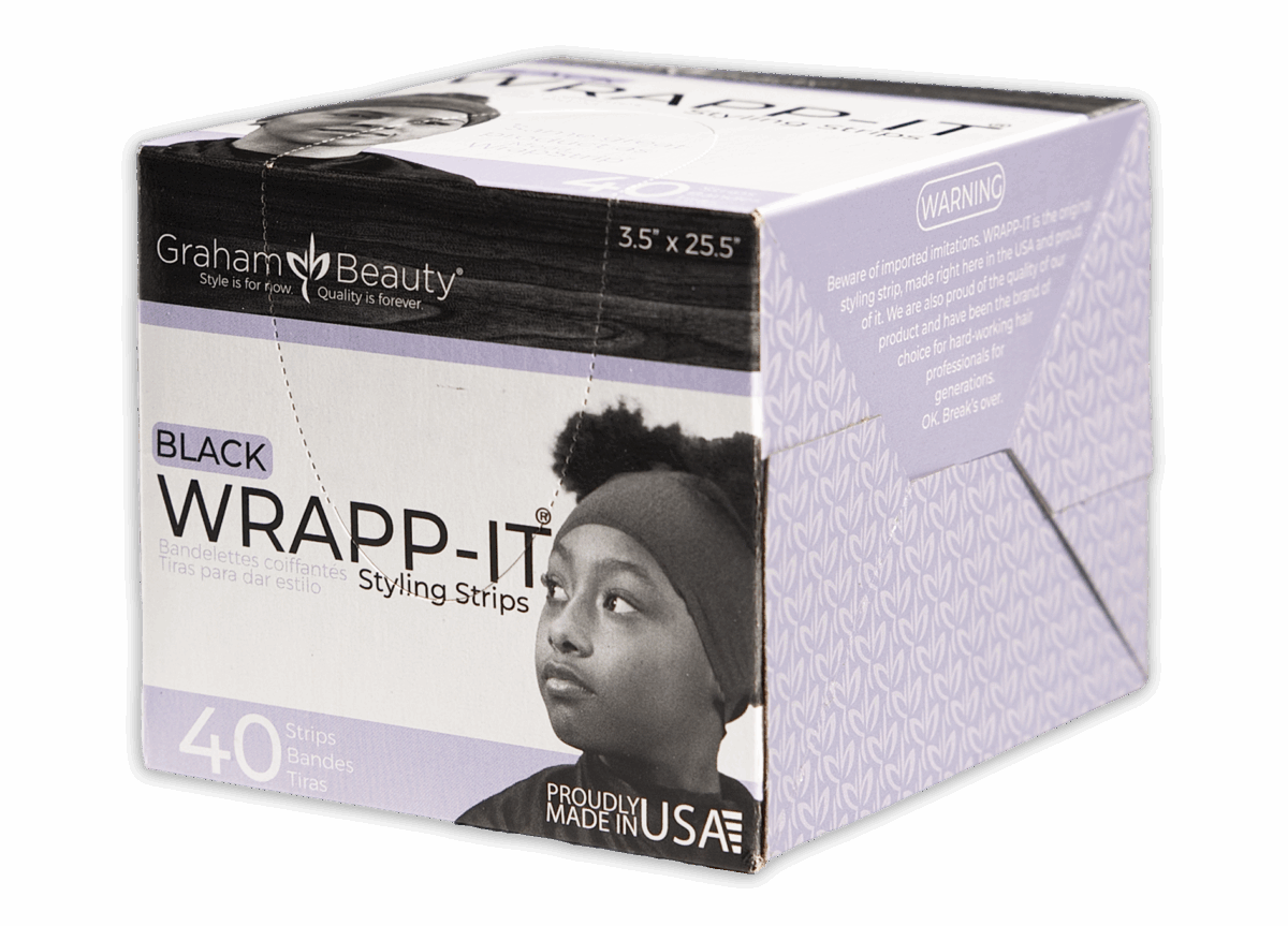 Graham beauty wrapp-it Styling straps (black) 40pcs set #37150