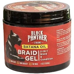 Black Panther batana oil braid gel 4oz