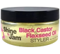 Ampro Shine n jam black castor flaxseed styler 8oz
