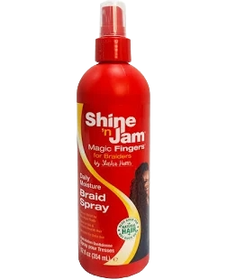 Ampro Shine n jam magic fingers un-braid spray 12oz