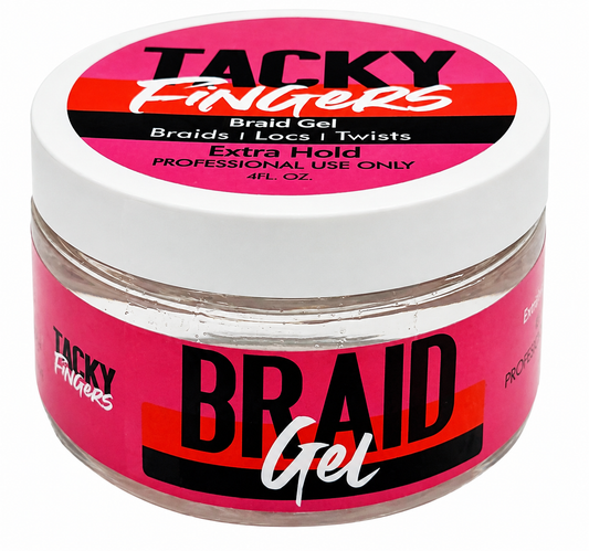 Tacky fingers braid gel [extra hold] 4oz