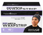 Graham beauty mega wrap strip (black) 6pc display #55142