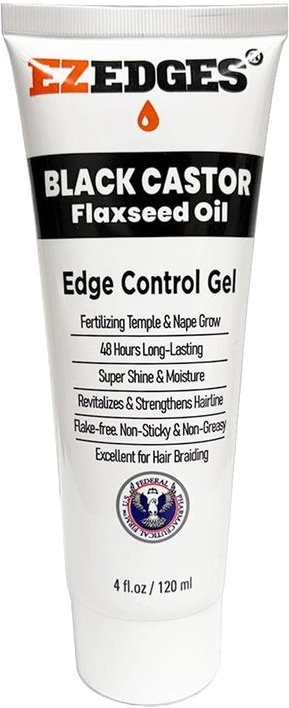 Ez edges gel black castor 4oz
