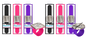 Lux collection  Magnetic wristband  6pc in a set each color