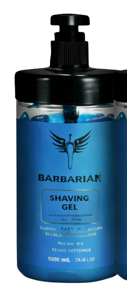 Barbarian easy softner shaving gel 33.8oz
