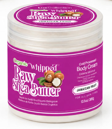 Lux collection organic raw shea butter jamaican fruit 13.5oz