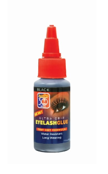 S/Pro 30" ultra grip eyelash glue [black/1oz/12pc]