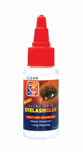 S/Pro 30" ultra grip eyelash glue [clear/1oz/12pc]