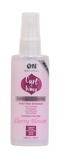On Natural N/image Curl-n-wavy 4-in-1 enhancer [c/blossom] 3.38oz