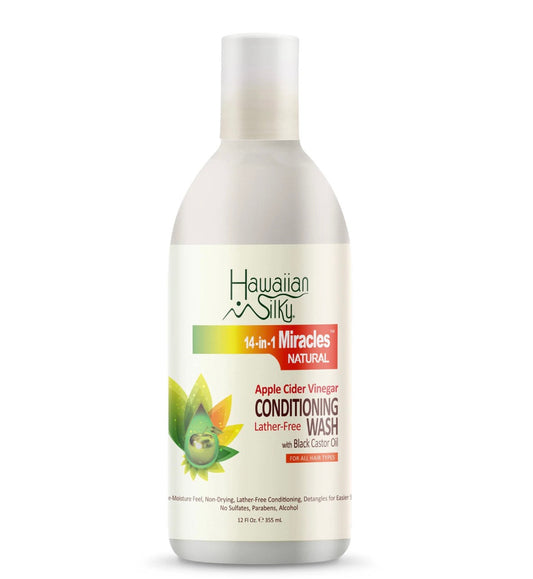 Hawaiian silky h/silky 14in1 miracles hair so soft cond wash 12oz