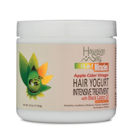 Hawaiian silky h/silky 14in1 miracles hair yogurt treat 16oz