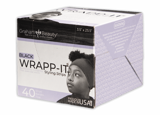 Graham beauty wrapp-it Styling straps (black) 40pcs set #37150