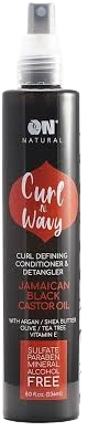 On Natural curl n wavy Jamaican black castor 8oz