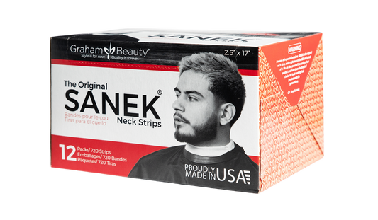 Graham beauty the orginal sanek neck strips (white) 12pc display  #43310