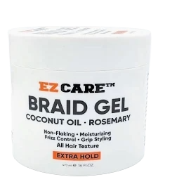 Ez care braid gel coconut/rosemary 8oz