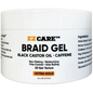 Ez care braid gel blackcastor/caffeine 8oz