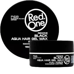 Red one black aqua hair gel wax 5.07oz