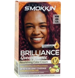 Smokin hair color wine red
