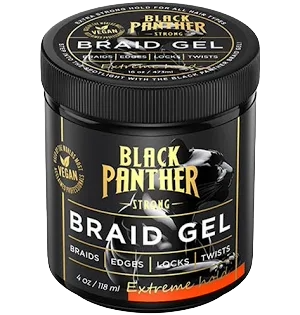 Black Panther braid gel extreme hold 4oz