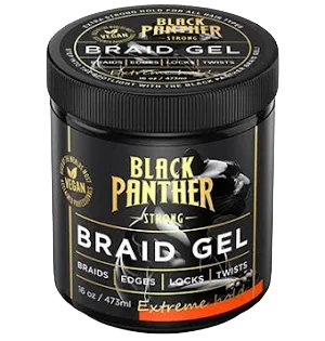 Black Panther braid gel extreme hold 16oz